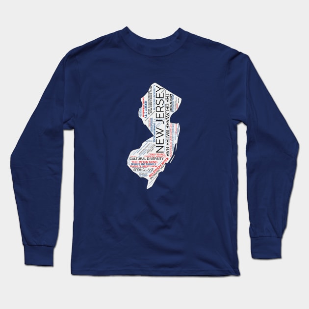 New Jersey Calling Long Sleeve T-Shirt by Place Heritages